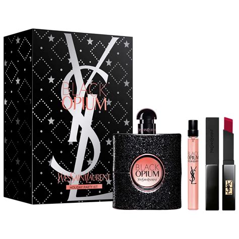 coffret yves saint laurent femme black opium|ysl black opium perfume price.